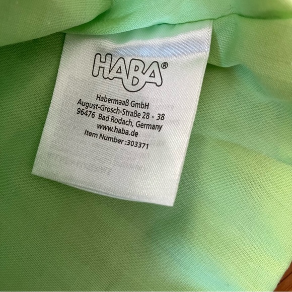 HABA Donkey Elephant Animal Rattle Play Toddler Plush Hand Glove Puppets - Picture 5 of 7